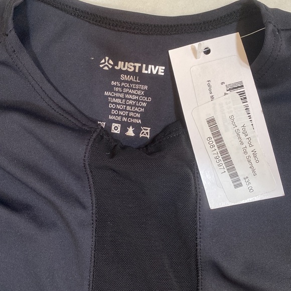 Nwt Just Live mesh insert yoga tank S - Picture 2 of 10